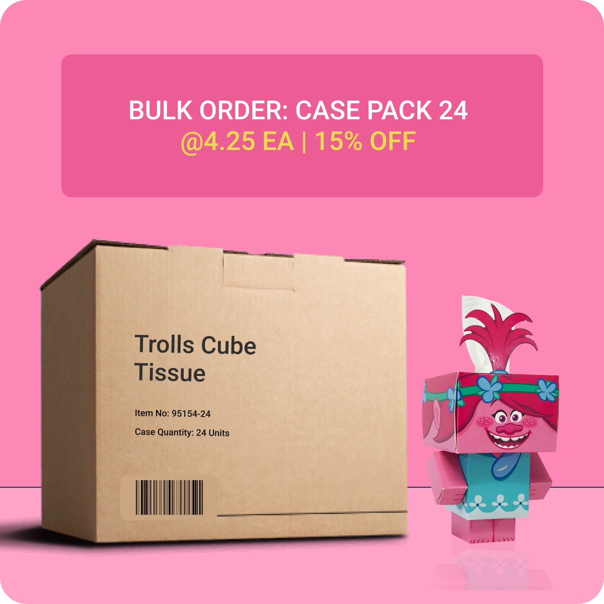 Shopkins Cube Tissue Box (24 Pack) – Brush Buddies